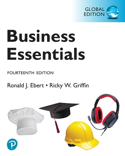 Паперова книга «Business Essentials -- Global Edition», авторів Рікі Гріффін, Рональд Еберт - фото №1