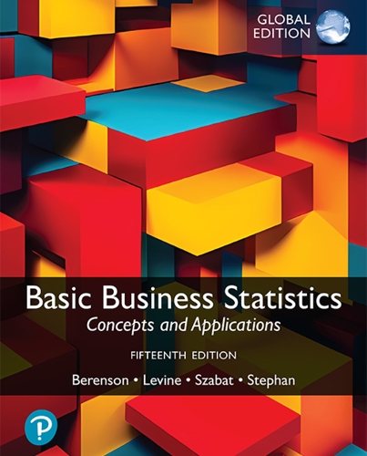 Бумажная книга «Basic Business Statistics -- Global Edition», авторов Дэвид М. Левин, Дэвид Стефан, Кэтрин Сабат, Марк Л. Беренсон - фото №1