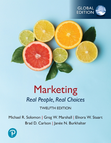 Паперова книга «Marketing: Real People, Real Choices -- Global Edition», авторів Ельнора В. Стюарт, Грег Маршалл, Майкл Р. Соломон - фото №1