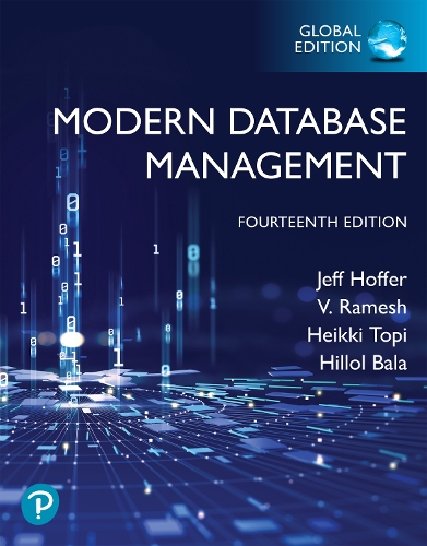 Паперова книга «Modern Database Management, Global Edition (Book)», авторів Хейккі Топі, Рамеш Венкатараман - фото №1