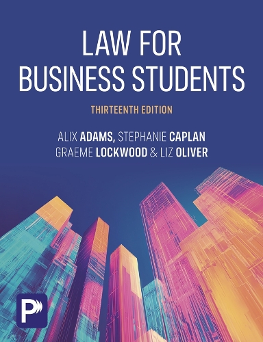 Paper book «Law for Business Students», authors Alix Adams, Graeme Lockwood - фото №1