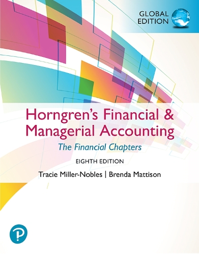 Бумажная книга «Horngren's Financial & Managerial Accounting, The Financial Chapters, Global Edition», автор Бренда Мэттисон - фото №1