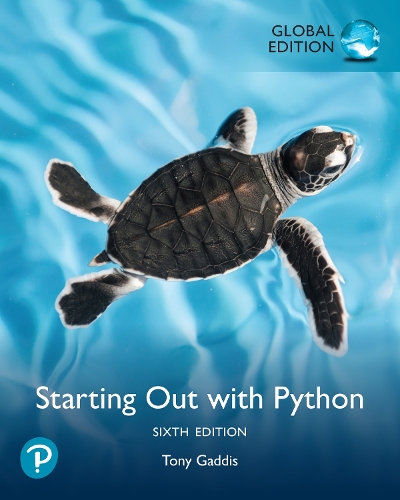 Бумажная книга «Starting Out with Python, Global Edition», автор Тони Гэддис - фото №1