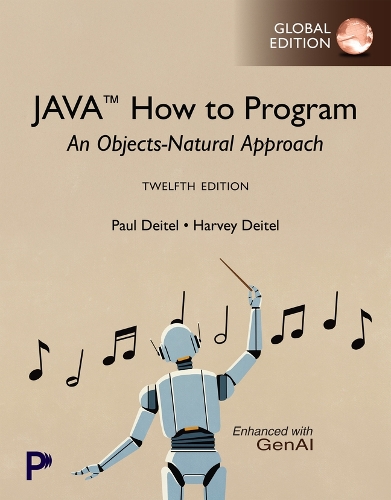 Бумажная книга «Java How to Program: An Objects-Natural Approach, Global Edition», авторов Харви Дейтел, Пол Дейтел - фото №1
