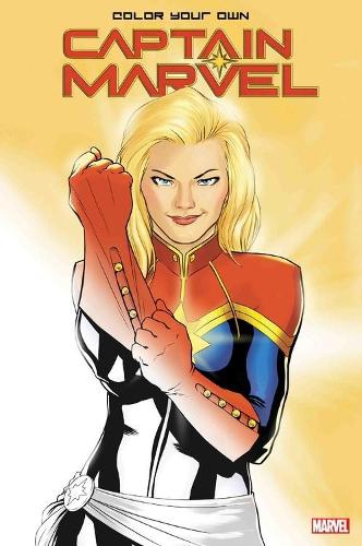Паперова книга «Color Your Own Captain Marvel», автор Marvel Comics - фото №1