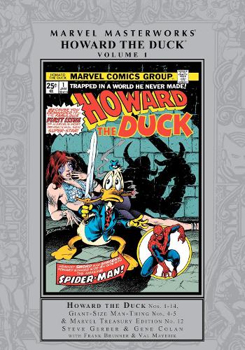 Паперова книга «Marvel Masterworks: Howard The Duck Vol. 1», автор Стів Гербер - фото №1
