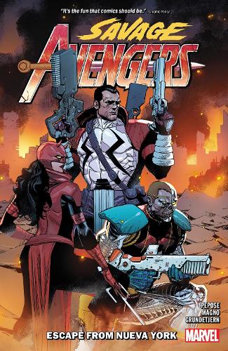 Паперова книга «Savage Avengers Vol. 2: Escape From Nueva York», автор Девід Пепоуз - фото №1