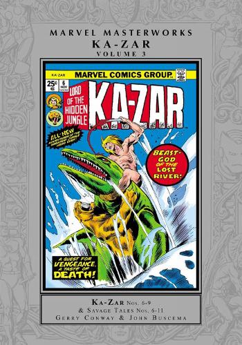 Паперова книга «Marvel Masterworks: Ka-zar Vol. 3», авторів Арчі Гудвін, Карла Конвей, Джеррі Конвей - фото №1