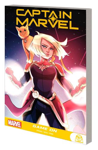 Паперова книга «Captain Marvel: Game On», автор Сем Меггс - фото №1