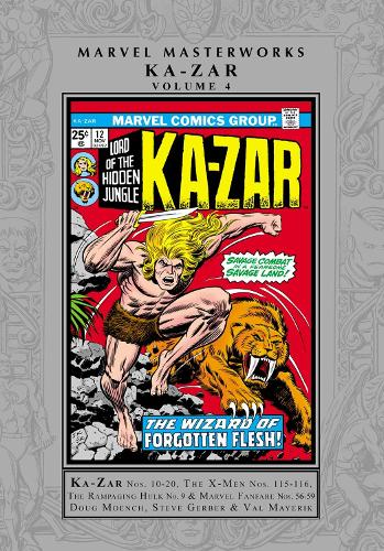 Бумажная книга «Marvel Masterworks: Ka-Zar Vol. 4», авторов Даг Моенч, Стив Гербер - фото №1