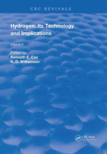 Бумажная книга «Hydrogen: Its Technology and Implication: Utilization of Hydrogen - Volume IV» - фото №1