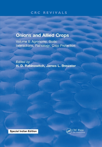 Паперова книга «Onions and Allied Crops: Volume II: Agronomy Biotic Interactions», автор Х.Д. Рабинович - фото №1
