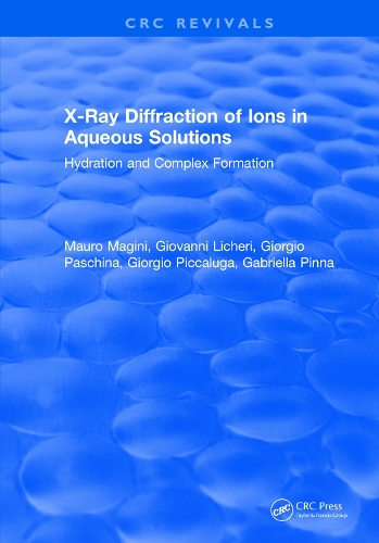 Бумажная книга «X-Ray Diffraction of Ions in Aqueous Solutions: Hydration and Complex Formation» - фото №1
