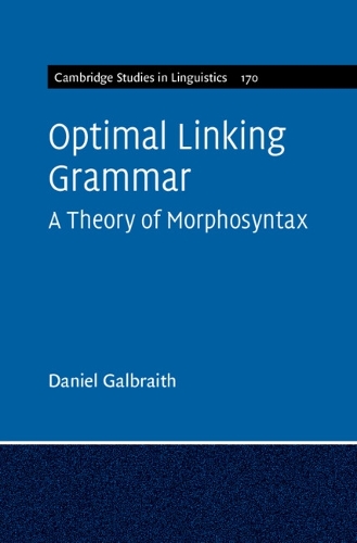 Бумажная книга «Optimal Linking Grammar: Volume 170: A Theory of Morphosyntax», автор Дэниел Гэлбрейт - фото №1