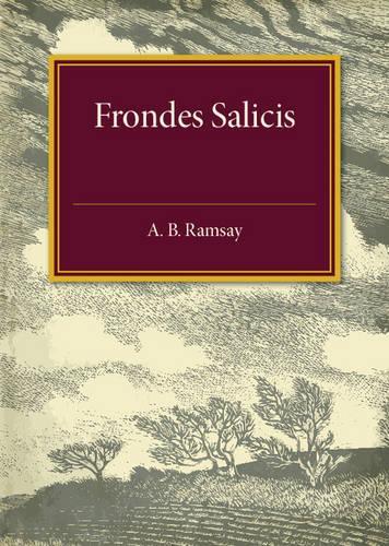 Паперова книга «Frondes Salicis», автор А. Б. Рамзі - фото №1