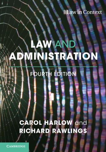 Бумажная книга «Law and Administration», авторов Кэрол Харлоу, Ричард Роулингс - фото №1