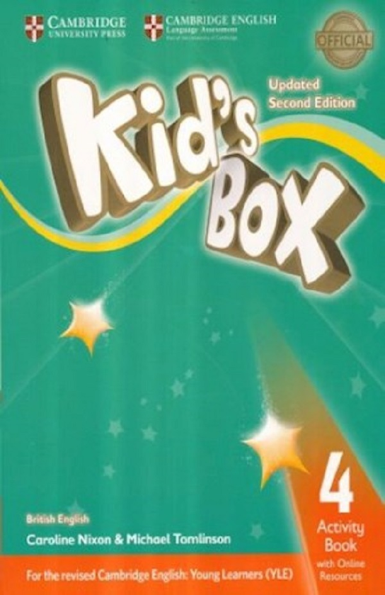 Паперова книга «Kid's Box Level 4 Activity Book with Online Resources British English», авторів Керолайн Ніксон, Майкл Томлінсон - фото №1
