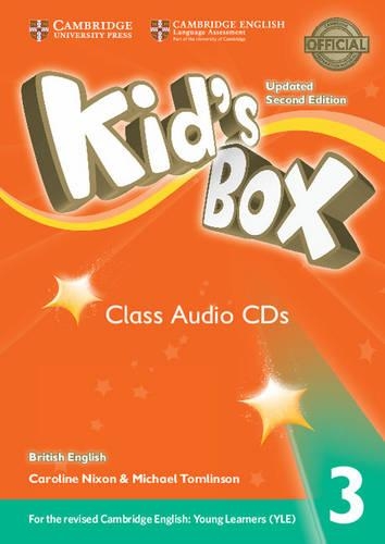 [object Object] «Kid's Box Level 3 Class Audio CDs (3) British English», авторов Кэролайн Никсон, Майкл Томлинсон - фото №1