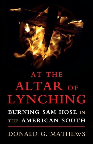 Бумажная книга «At the Altar of Lynching: Burning Sam Hose in the American South», автор Дональд Г. Мэтьюс - фото №1