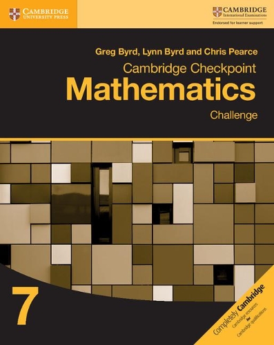 [object Object] «Cambridge Checkpoint Mathematics Challenge Workbook 7», авторов Крис Пирс, Грег Берд, Линн Берд - фото №1