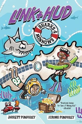 Бумажная книга «Link + Hud: Sharks & Minnows», авторов Джарретт Памфри, Джером Памфри - фото №1