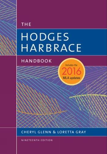 Паперова книга «Hodges Harbrace Handbook, 2016 MLA Update», автор Лоретта Грей - фото №1