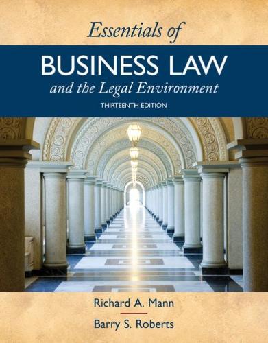 Бумажная книга «Essentials of Business Law and the Legal Environment», авторов Барри Робертс, Ричард Манн - фото №1