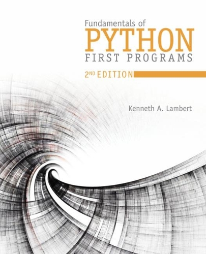 Паперова книга «Fundamentals of Python: First Programs», автор Кеннет Ламберт - фото №1
