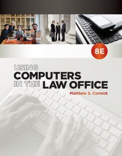 Бумажная книга «Using Computers in the Law Office», автор Мэтью Корник - фото №1