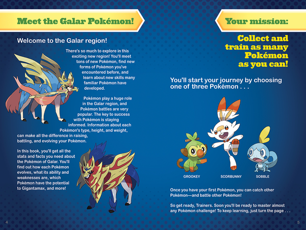 Бумажная книга «Pokemon: Handbook to the Galar Region» - фото №1