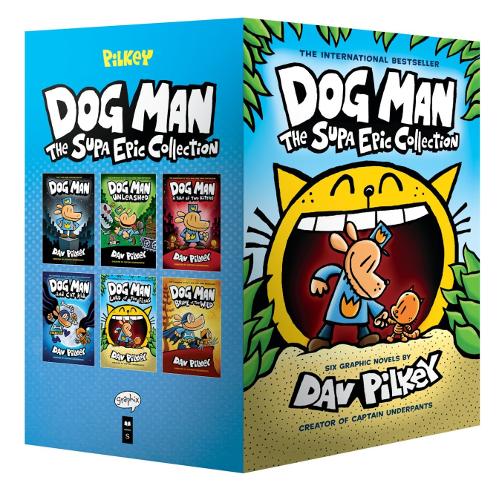 Бумажная книга «Dog Man 1-6: The Supa Epic Collection: From the Creator of Captain Underpants», автор Дав Пилки - фото №1