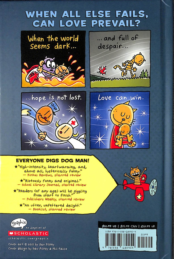 Бумажная книга «Dog Man 10. Mothering Heights», автор Дэв Пилки - фото №1