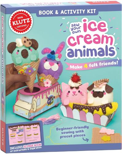 Паперова книга «Sew Your Own Ice Cream Animals (Klutz)», автор Редактори Клутц - фото №1