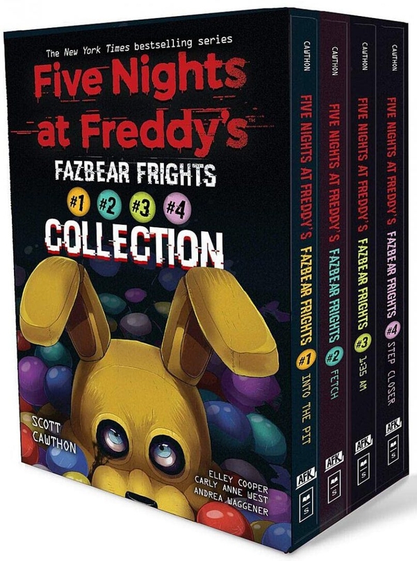 [object Object] «Fazbear Frights. Four Book Boxed Set», авторів Скотт Коутон, Еллі Купер, Карлі Енн Вест, Андреа Ваггенер, Келлі Парра - фото №1