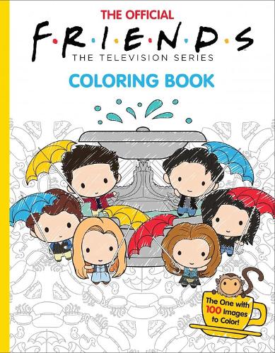 Бумажная книга «The Official Friends Coloring Book: The One with 100 Images to Color», автор Микол Остов - фото №1
