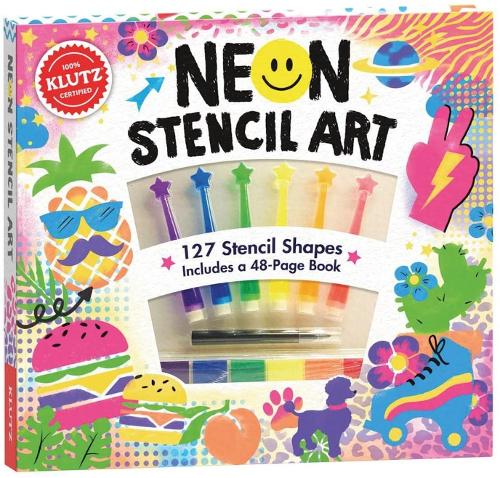 Бумажная книга «Neon Stencil Art», автор Редакторы Клутц - фото №1