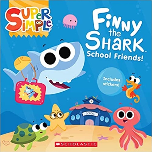 [object Object] «Finny the Shark: School Friends (with stickers)», автор Мелісса Максвелл - фото №1