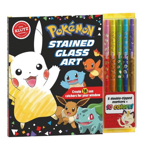 Paper book «Pokemon Stained Glass», author Editors of Klutz - фото №1