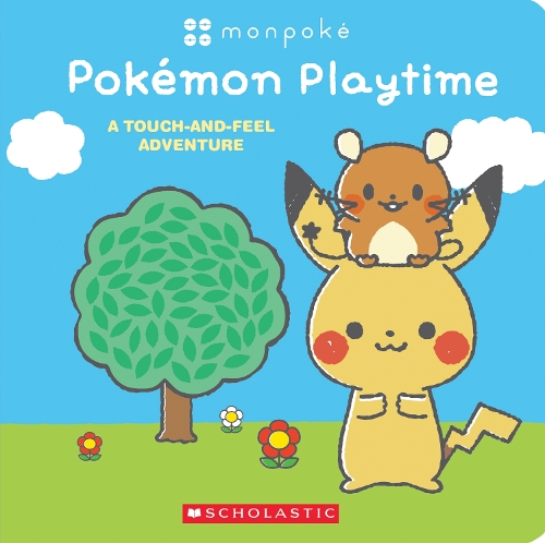 Паперова книга «Monpoke: Pokémon Playtime (Touch-and-Feel Book)», автор Схоластик Інк - фото №1