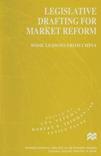 Бумажная книга «Legislative Drafting for Market Reform: Some Lessons from China», автор Дженис Пэйн - фото №1
