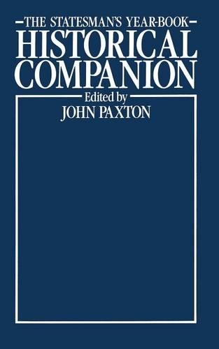 Бумажная книга «The Statesman’s Year-Book Historical Companion», автор Джон Пакстон - фото №1