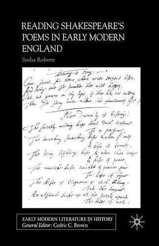 Бумажная книга «Reading Shakespeare’s Poems in Early Modern England», автор С. Робертс - фото №1