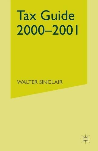 Бумажная книга «Tax Guide 2000–2001», автор Уолтер Синклер - фото №1