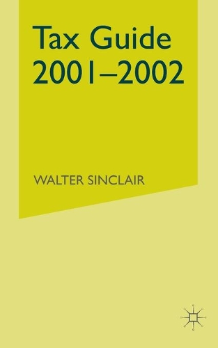 Бумажная книга «Tax Guide 2001–2002», автор У. Синклер - фото №1