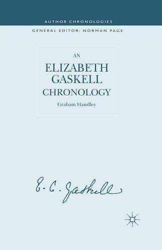 Паперова книга «An Elizabeth Gaskell Chronology», автор Ґ. Гендлі - фото №1