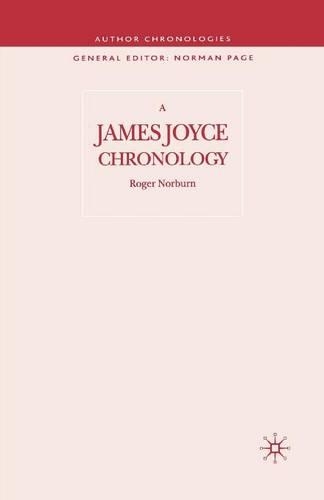Паперова книга «A James Joyce Chronology», автор Р. Норберн - фото №1
