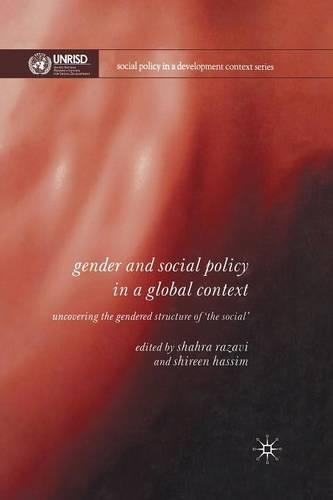 Паперова книга «Gender and Social Policy in a Global Context: Uncovering the Gendered Structure of 'The Social'», автор Ширін Хассім - фото №1