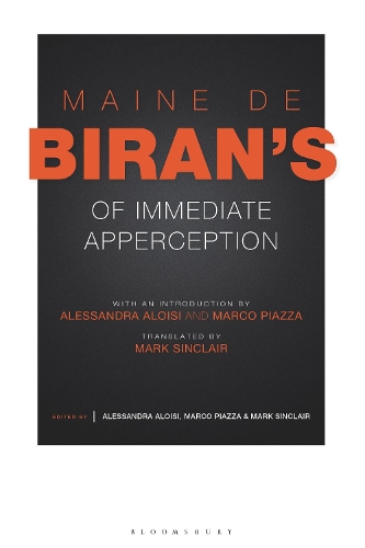 Паперова книга «Maine de Biran's 'Of Immediate Apperception'», автор Мейн де Біран - фото №1
