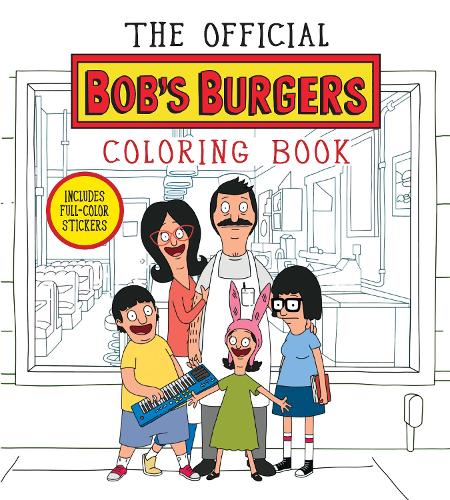 Бумажная книга «Official Bob's Burgers Coloring Book», автор Лорен Бушар - фото №1