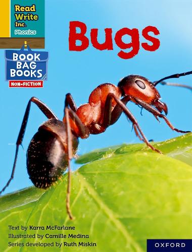 Бумажная книга «Read Write Inc. Phonics: Bugs (Yellow Set 5 NF Book Bag Book 3)», автор Карра Макфарлейн - фото №1